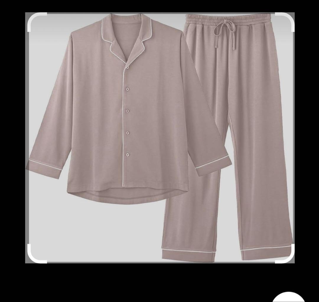 MTG リカバリーパジャマセット（ロング）グレージュ