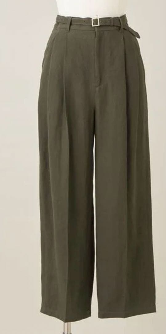 2点セット コンテ conte ペーパー ジャケット タックパンツ 辺見えみり