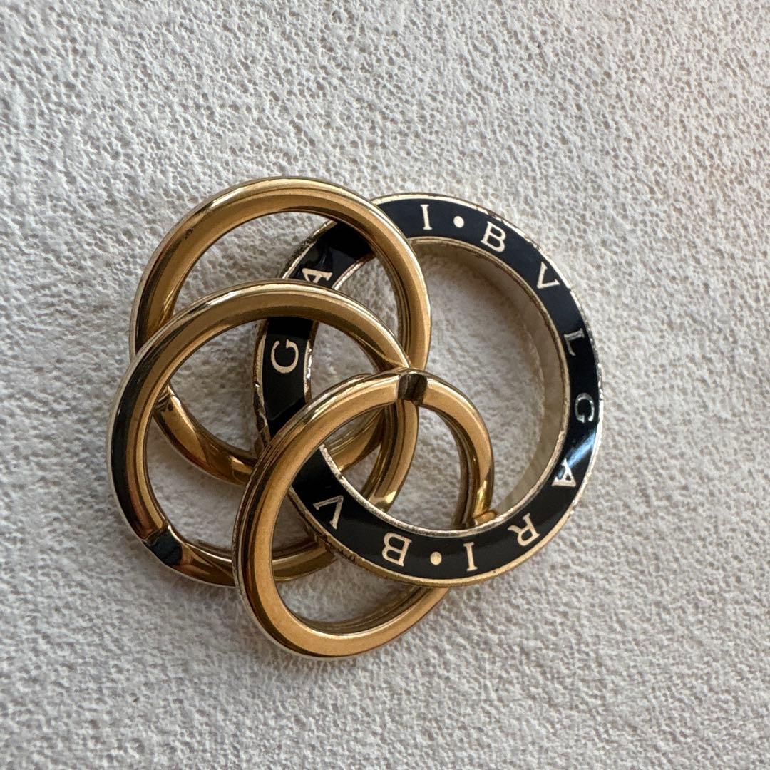 BVLGARI KEYRING　ブルガリブルガリキーホルダー　3連 ブルガリ