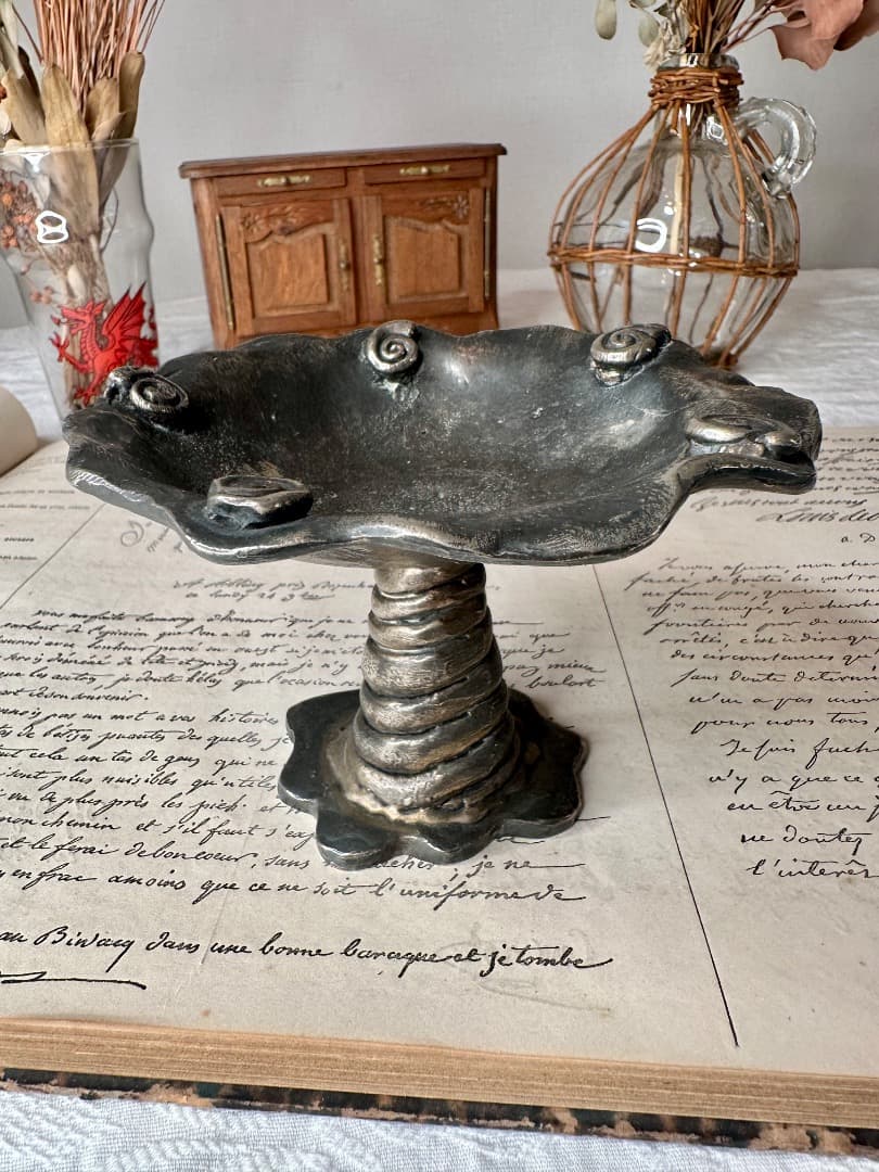 フランス ヴィンテージ コンポート シルバープレート