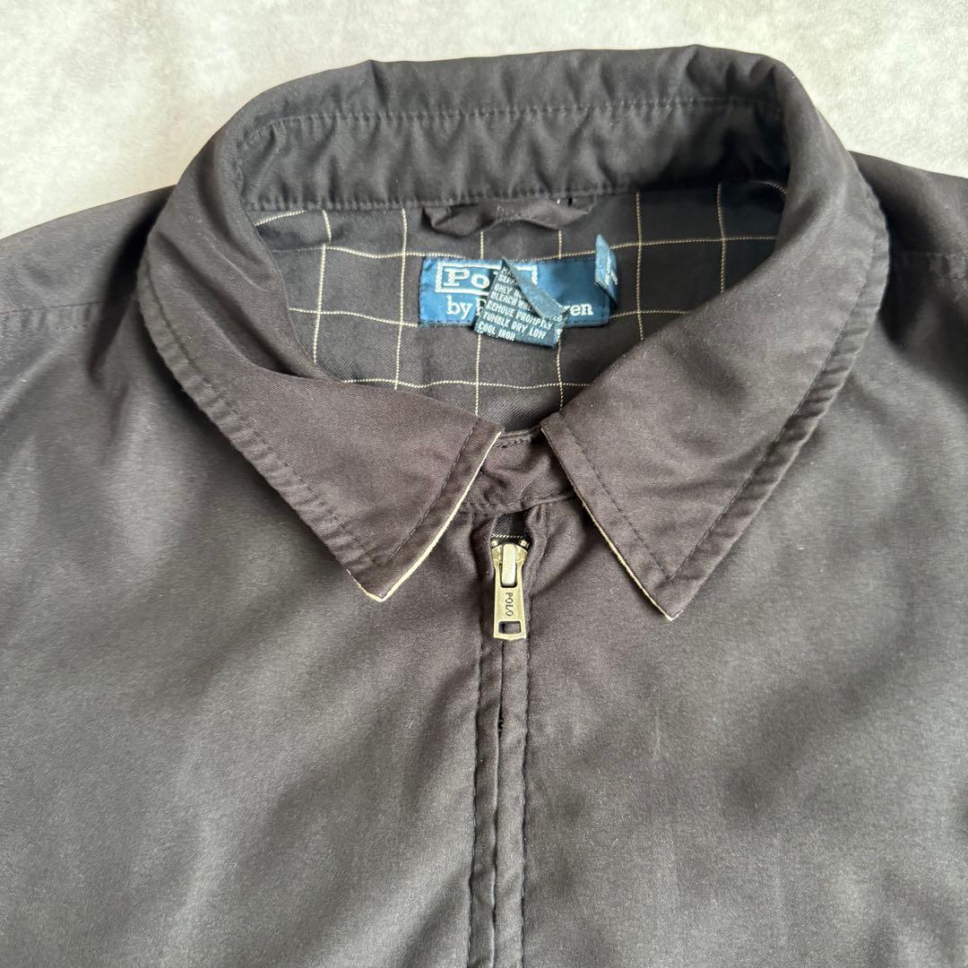 ポロバイラルフローレン スイングトップ スムース生地 ブラック XL