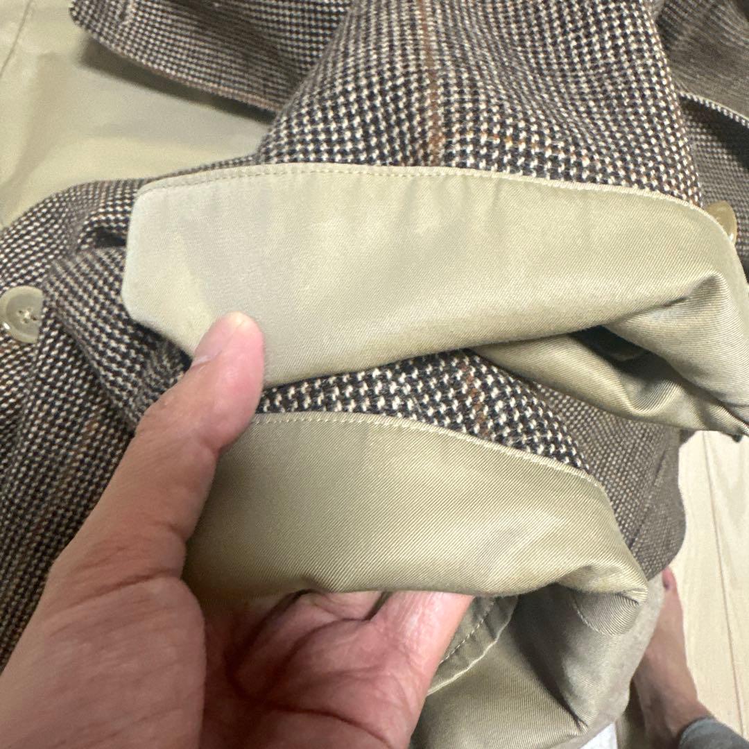 anatomica シングルラグランコート　リバーシブル　サイズ48