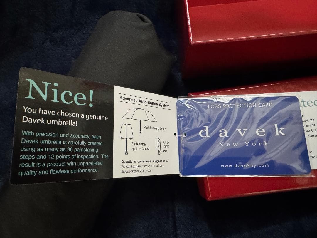 davek 折りたたみ傘 New York