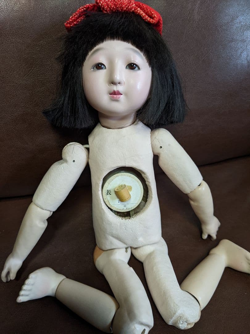 樫村瑞観　自由人形　麗しのお嬢様　鳴きます！　検)市松人形・アンティークドール