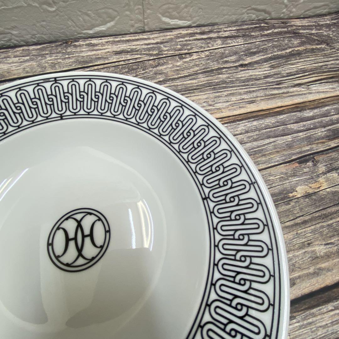 【極美品】エルメス HERMES アッシュデコ H DECO プレート　スープ皿