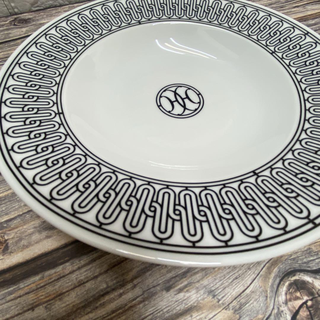 【極美品】エルメス HERMES アッシュデコ H DECO プレート　スープ皿