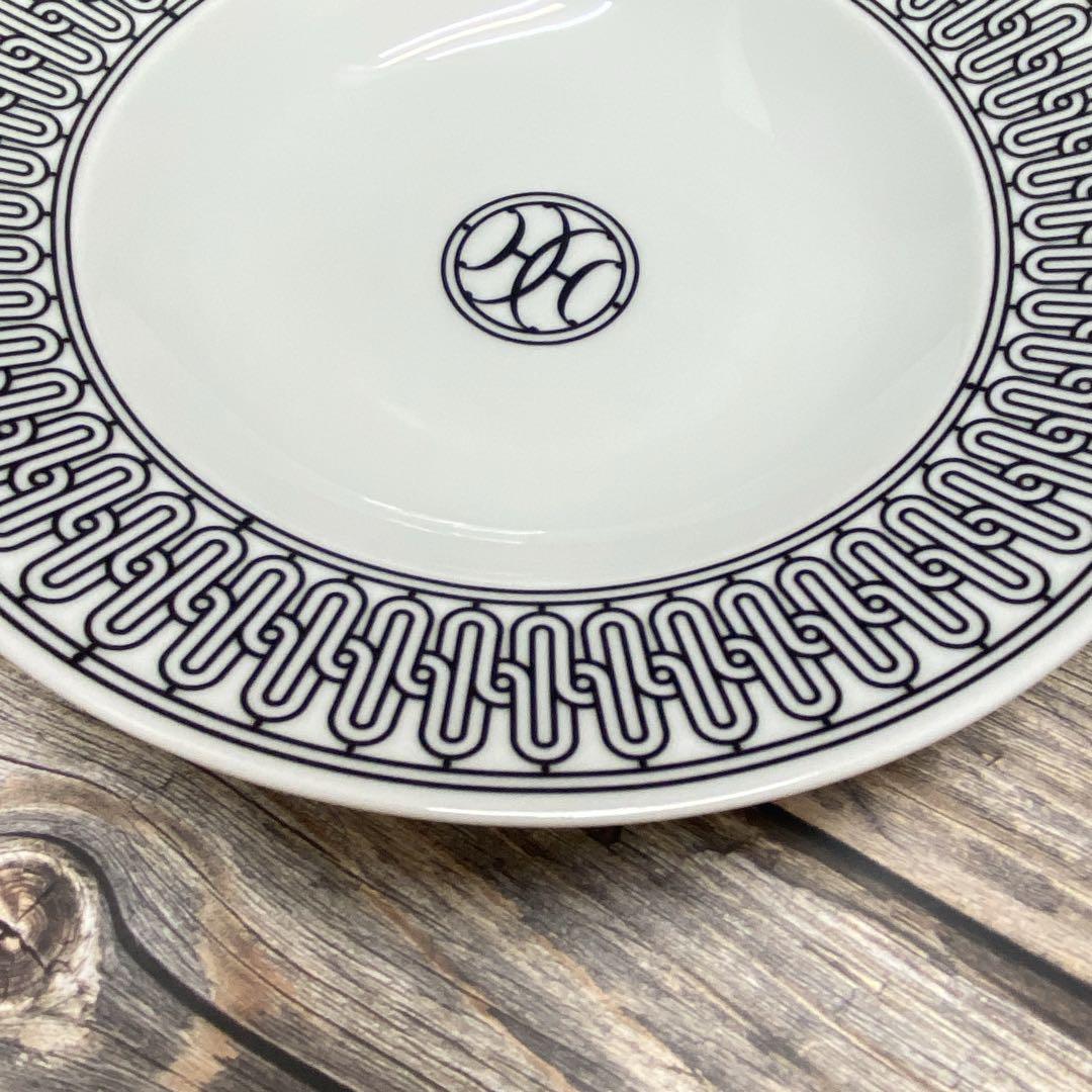 【極美品】エルメス HERMES アッシュデコ H DECO プレート　スープ皿