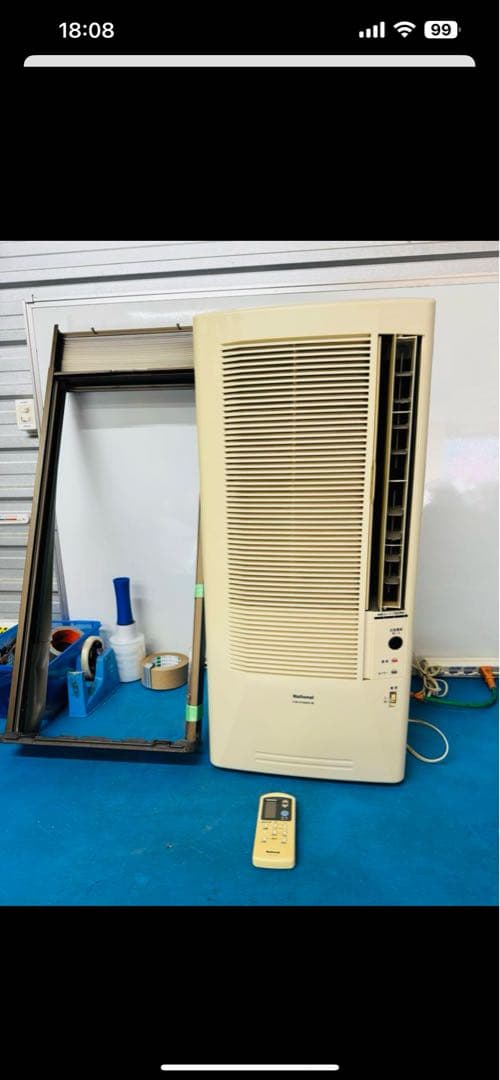 National ナショナル窓式 ウィンドウエアコン　冷房空調電化製品.