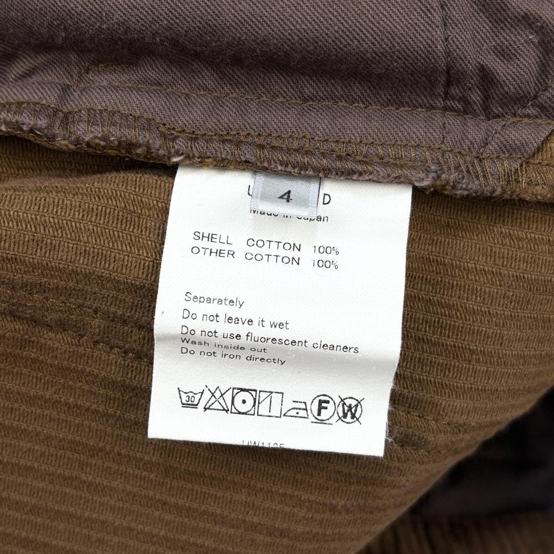 美品 UNUSED 24AW コーデュロイ スイッチングパンツ UW1135 4