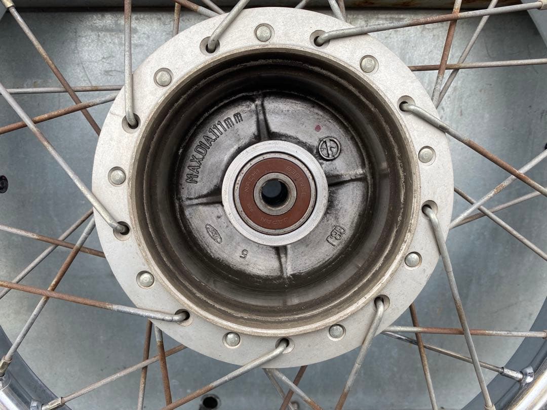 G926 リトルカブ ホイール IRC2.50-14 ダンロップ 2.75-14