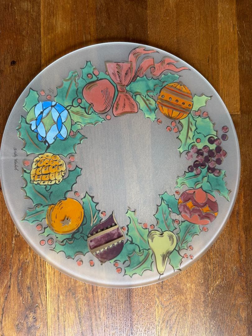 アンディ・ウォーホル クリスマスプレートローゼンタールスタジオライン320781