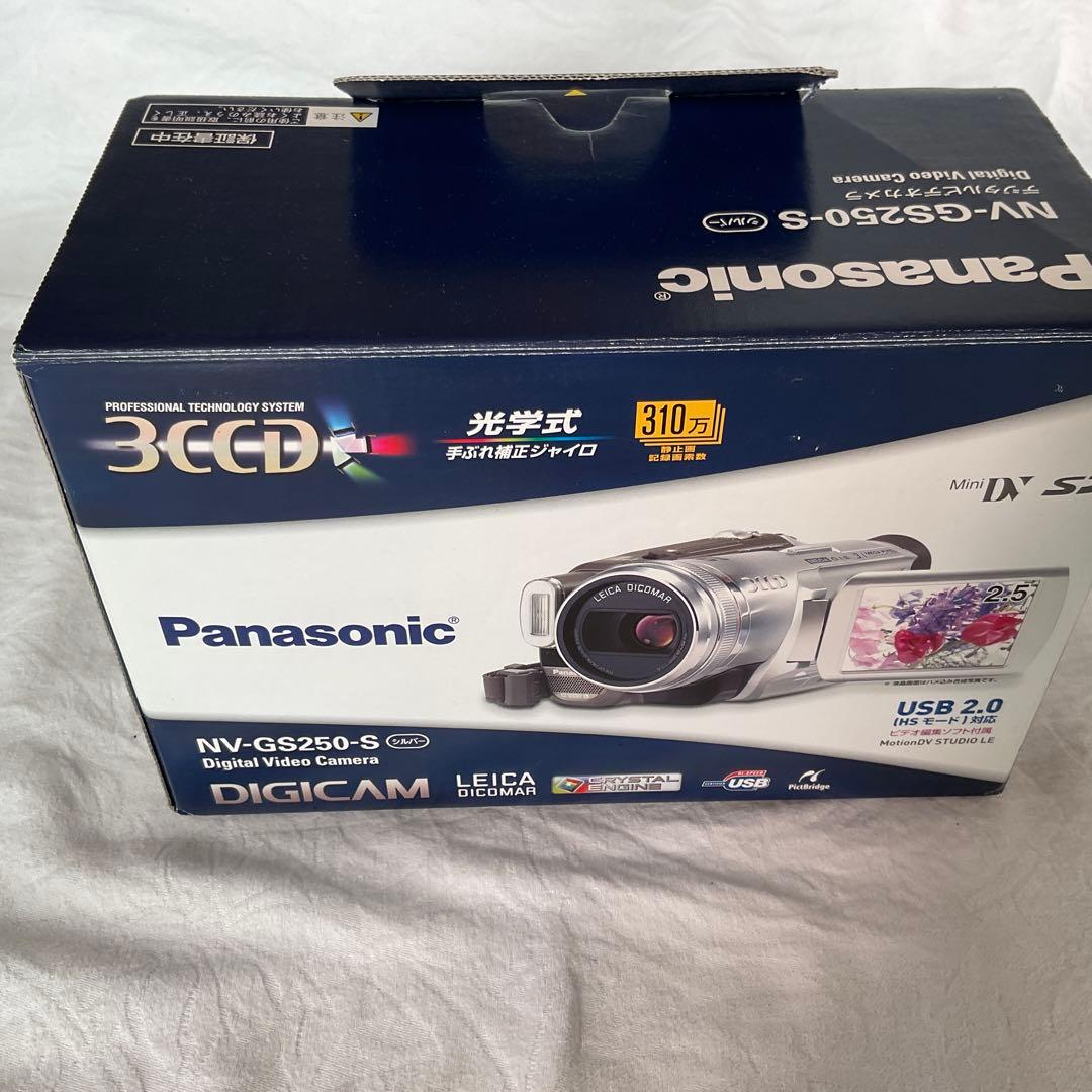 Panasonic NV-GS250-S ビデオカメラ【完品、美品】