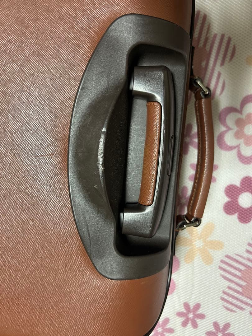 COACH ブラウン レザーキャリーケース