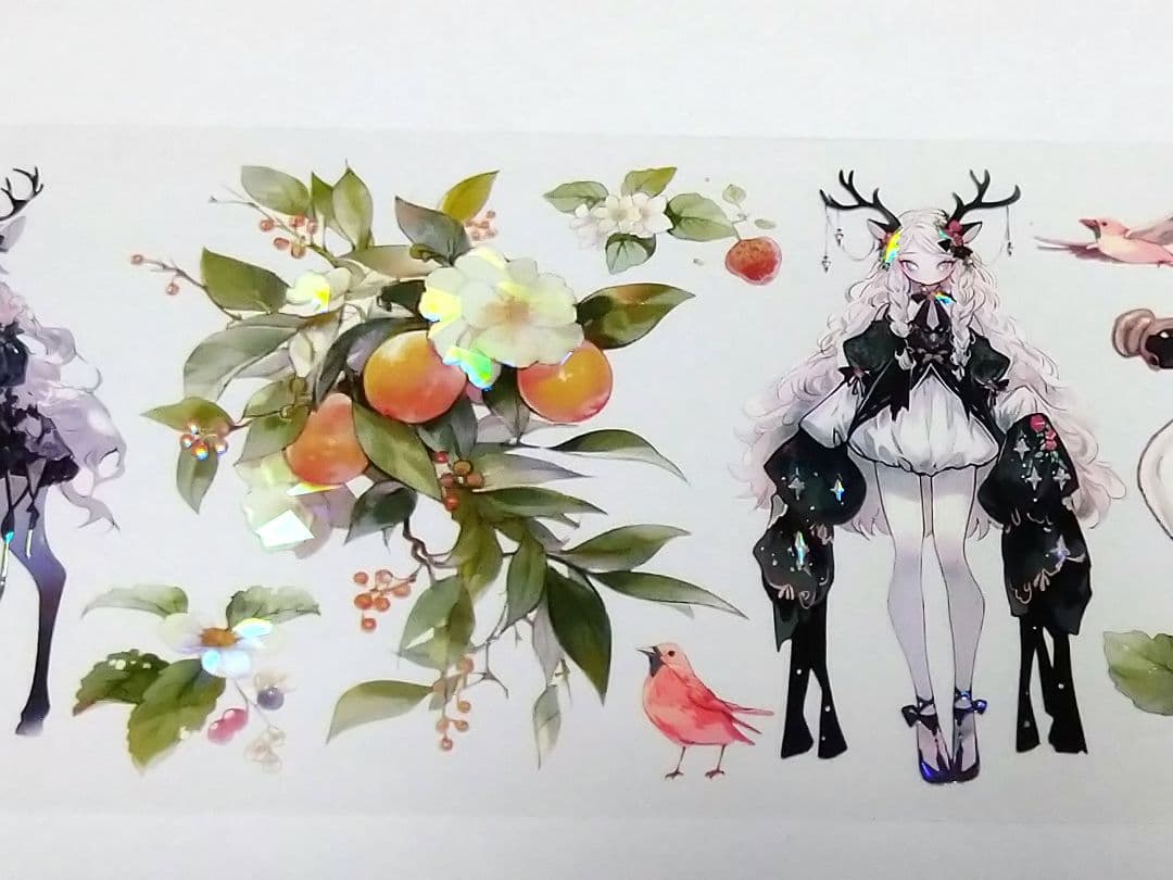 廃盤品✩1131▶迷野仙踪(贝壳光)明镜台切り売り海外人物女の子AIマステ