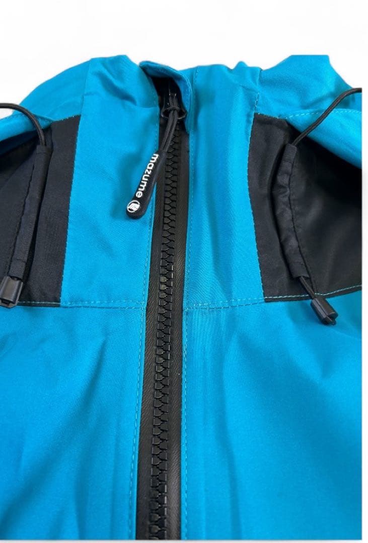 mazume Lサイズ レインウェア 青