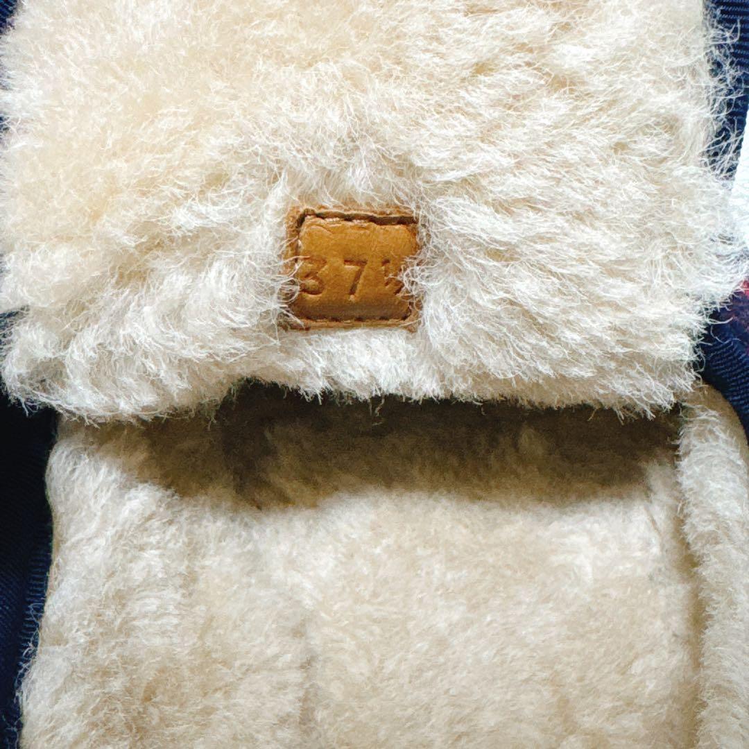 avi　極美品✨GUCCI ムートンシューズ　GG柄×ホースビット　ボア