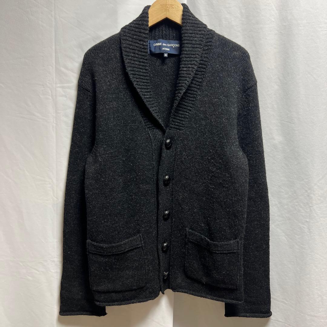 COMME des GARCONS HOMME エルボーパッチ カーディガン