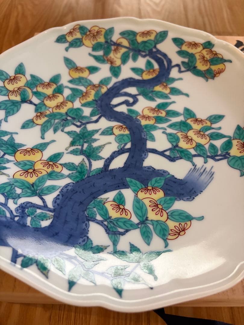 鍋島焼　今泉今右衛門　飾り皿