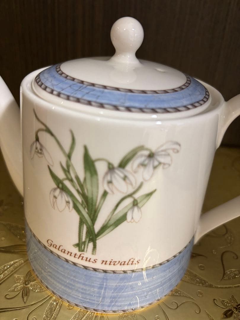 ウェッジウッド サラズガーデン　スノードロップ　ポット 未使用