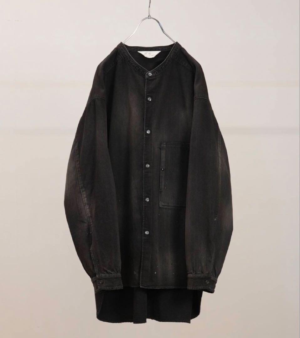 ANCELLM アンセルムDENIM BAND COLLAR SHIRT 新品