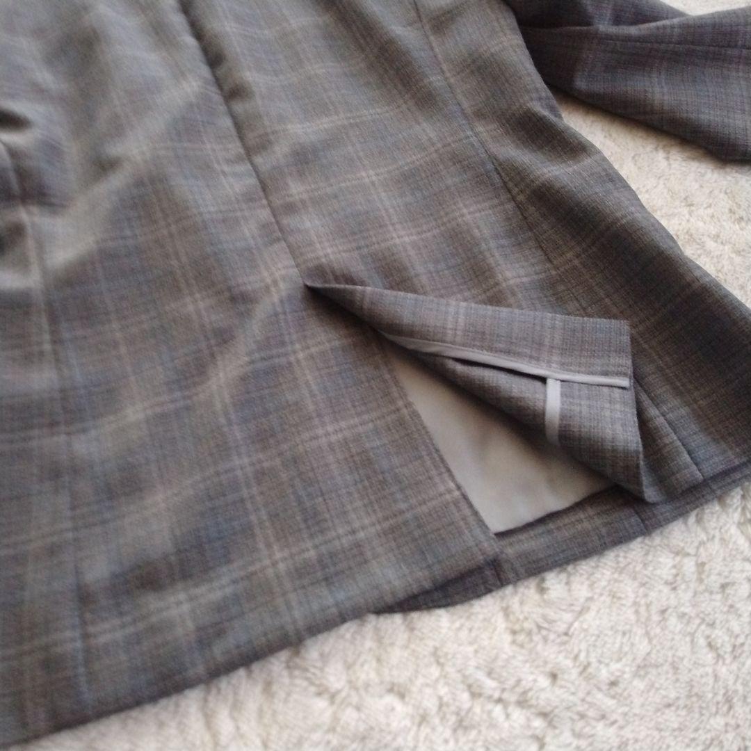 【REDA スーツカンパニー】大きいサイズ 42　チェック パンツ スーツ 1B