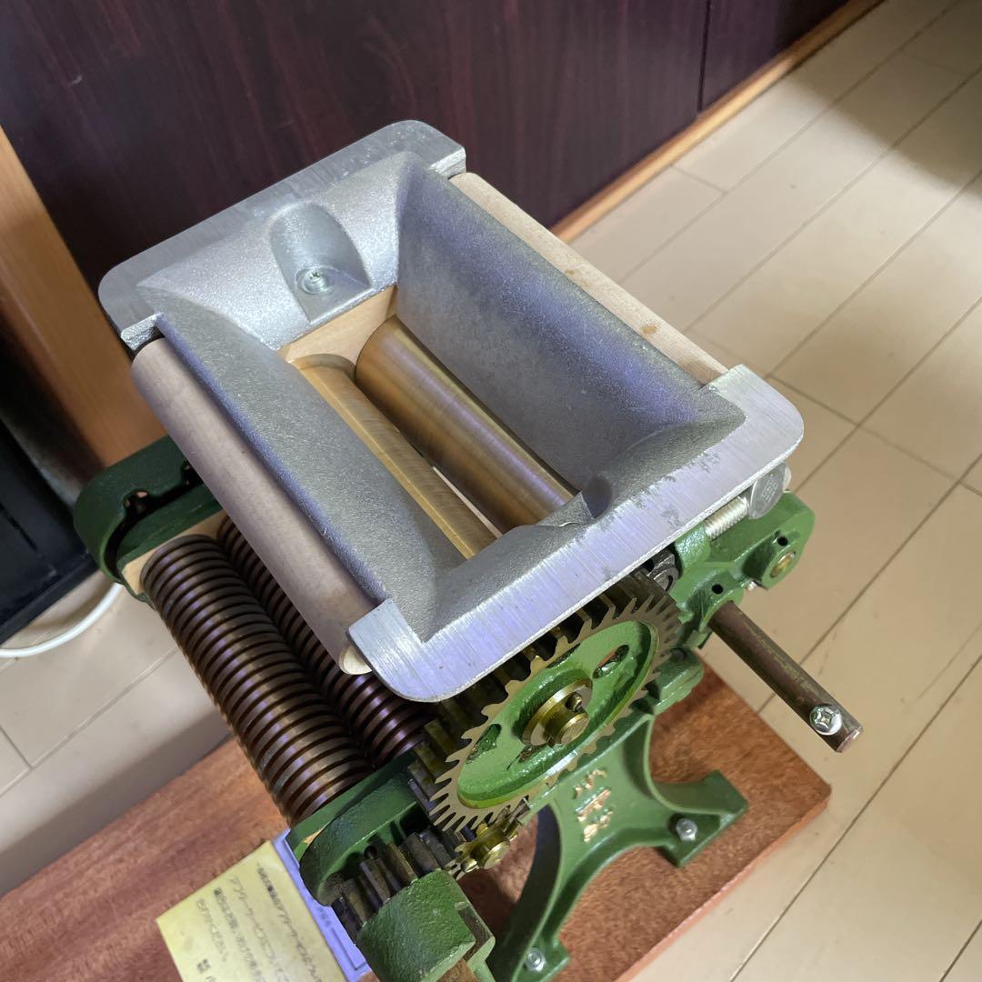 美品！小野式　両刃タイプ　製麺機　激レア自家製麺派は重宝確実 1mm 2mm