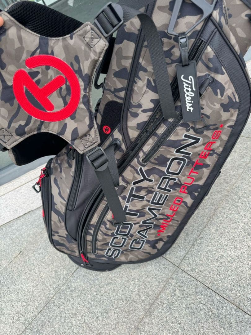 SCOTTY CAMERON 迷彩キャディバッグ ゴルフバッグ