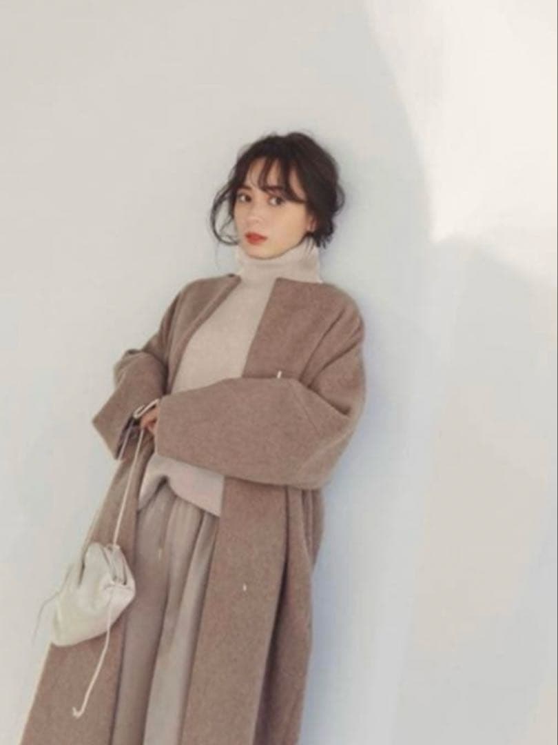 STYLEVOICE for Asami Nakamura ノーカラーコート