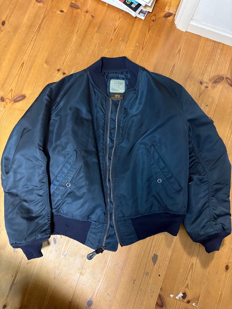 ALPHA MA-1 フライトジャケット グランドクルー L