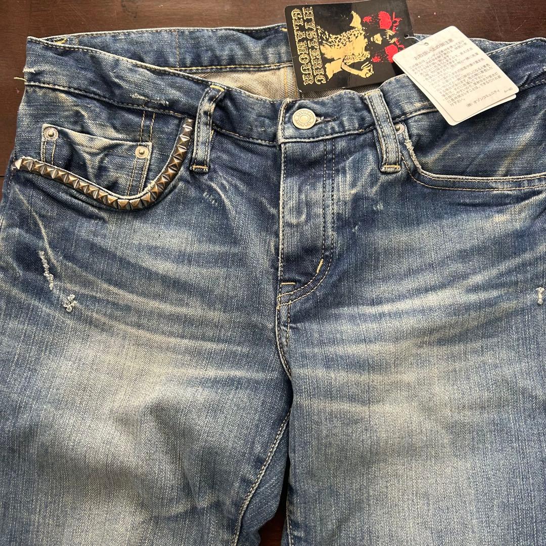 【新品タグ付】ヒステリックグラマー ヴィンテージ加工 デニムパンツ S