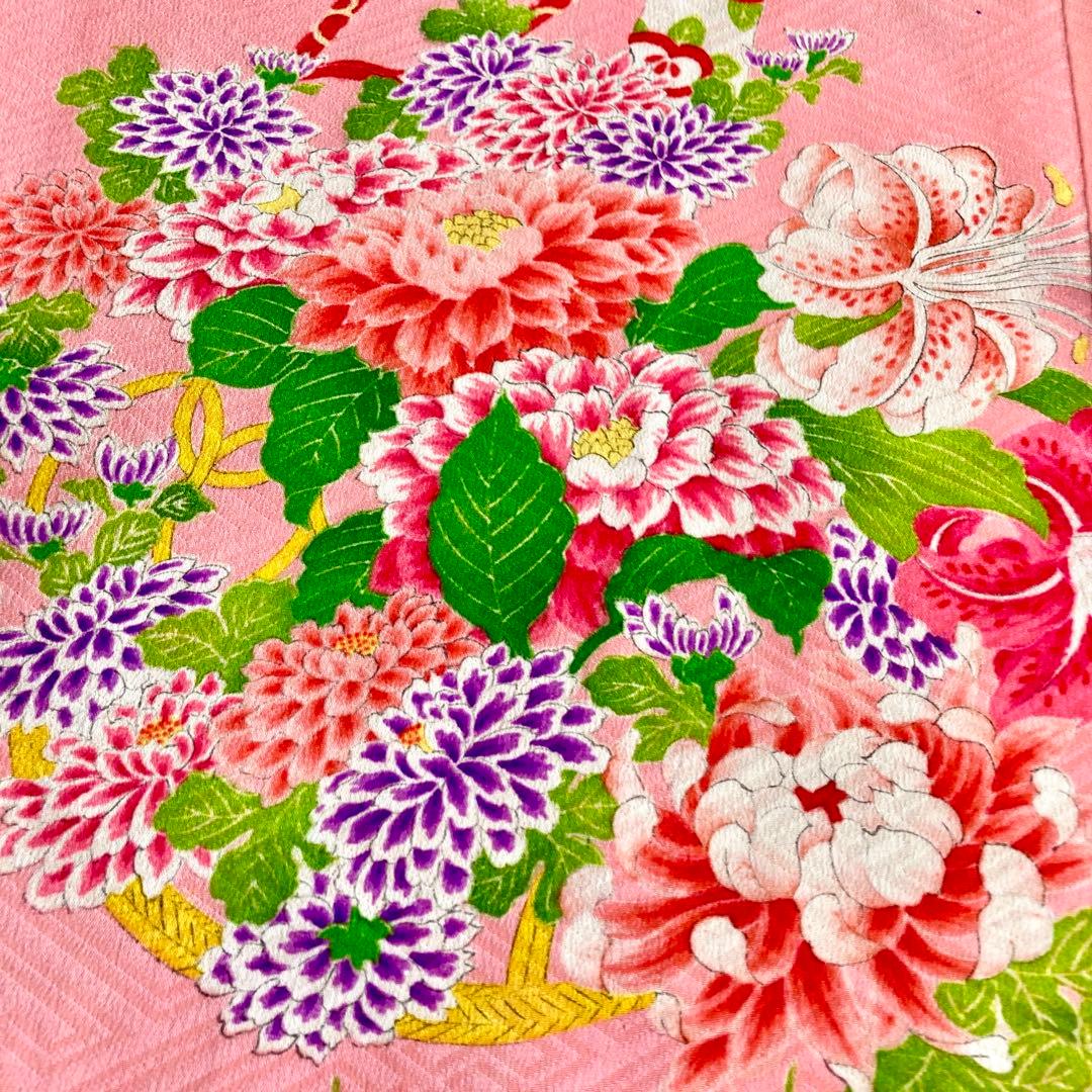 アンティーク　女の子　子供着物　NO16