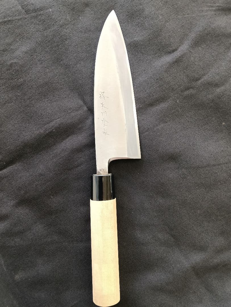 全改修/堺天川屋出刃180㍉/中古リメイク品/新品柄