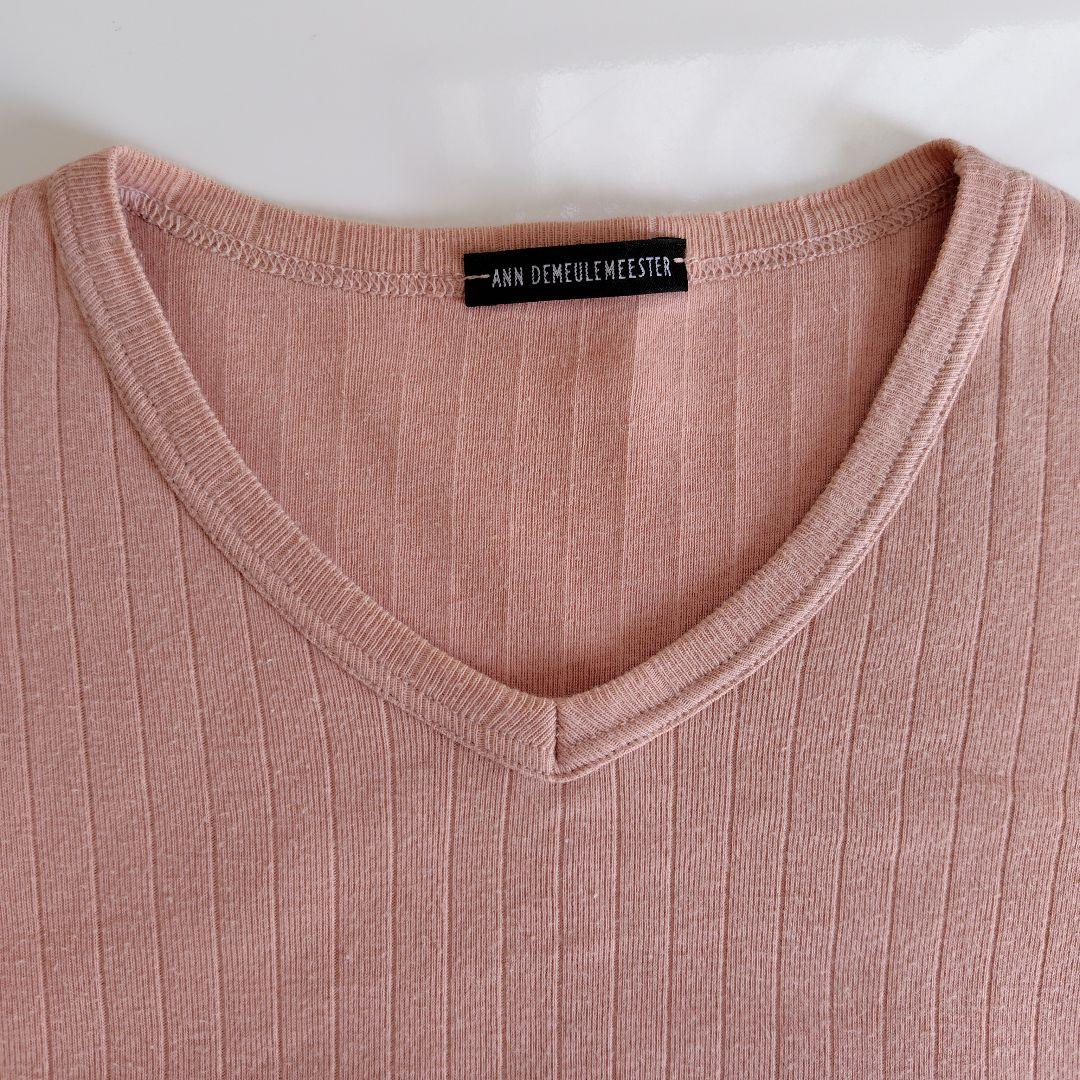 ベルギー製ANN DEMEULEMEESTER Vネックカットソー オリゾンティ