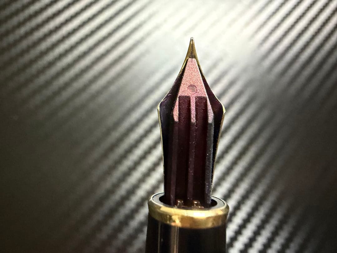 極美品 モンブラン マイスターシュテュック 144 ブラック 中白 EF 万年筆