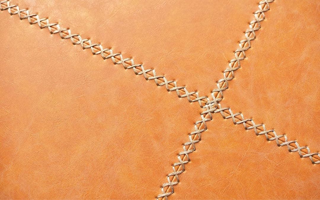 新品　東谷 スツール ブラウン キャメル 2個セット