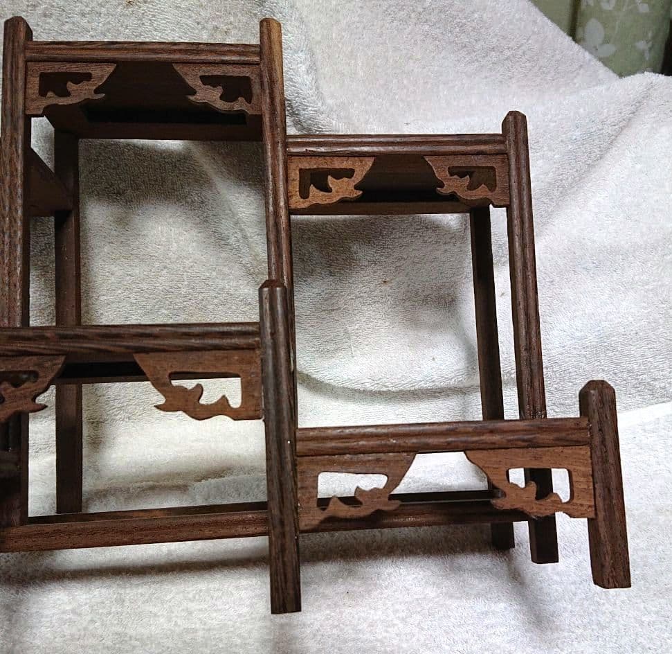 飾り棚木製多段式ディスプレイラックT158