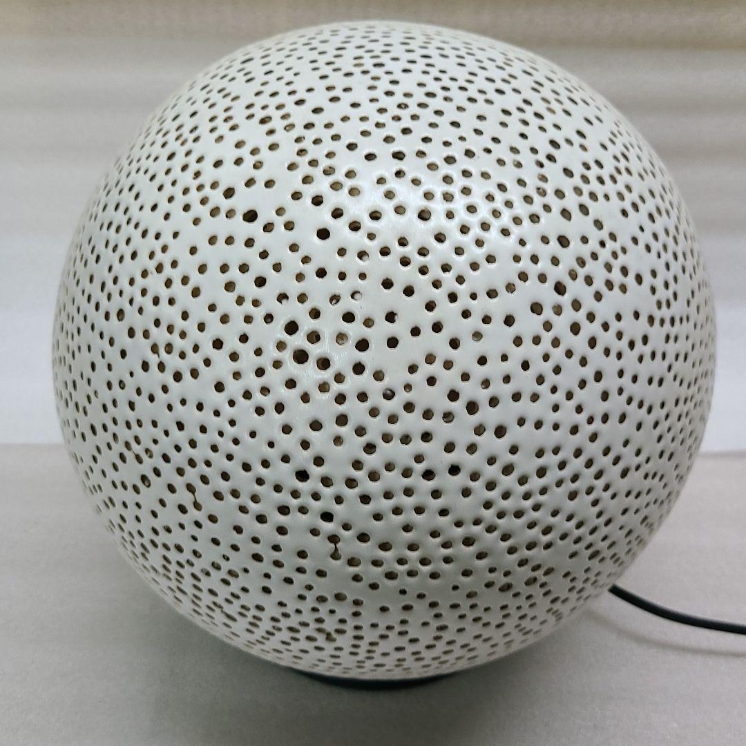 信楽焼 屋内灯 丸 大 高さ２７cm