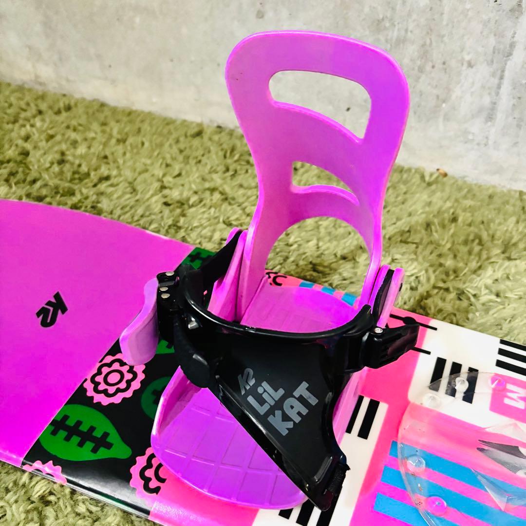 K2 キッズ スノーボード LiL KAT 110cm バイン ブーツ4点セット