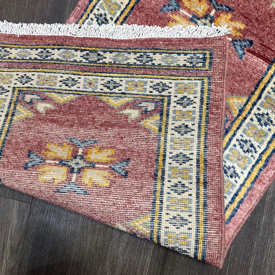 53cmx171cm 廊下敷き手織り絨毯上がりかまちファインウールラグランナー