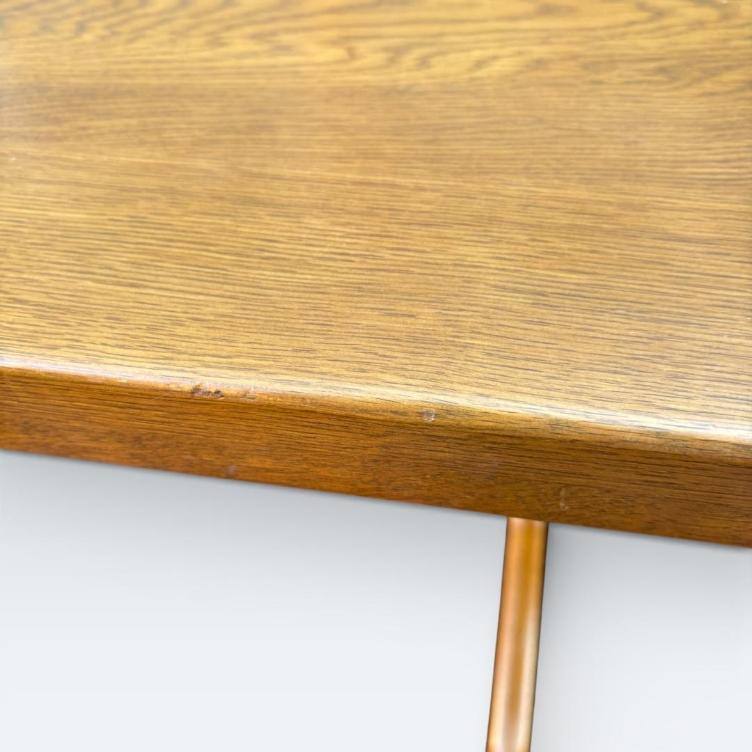 【最終価格】浜本工芸 ダイニングテーブル 半円 135cm オーク材 皇室御用達