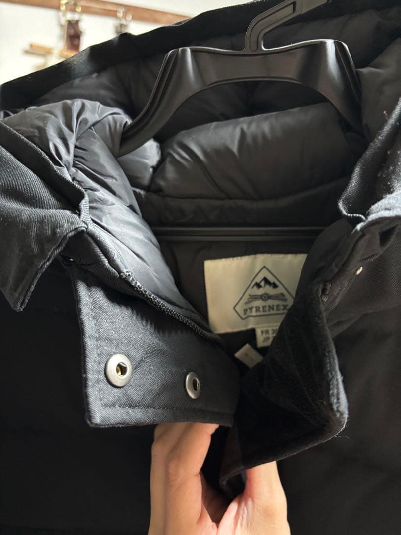 PYRENEX GRENOBLE ブラックダウンジャケット