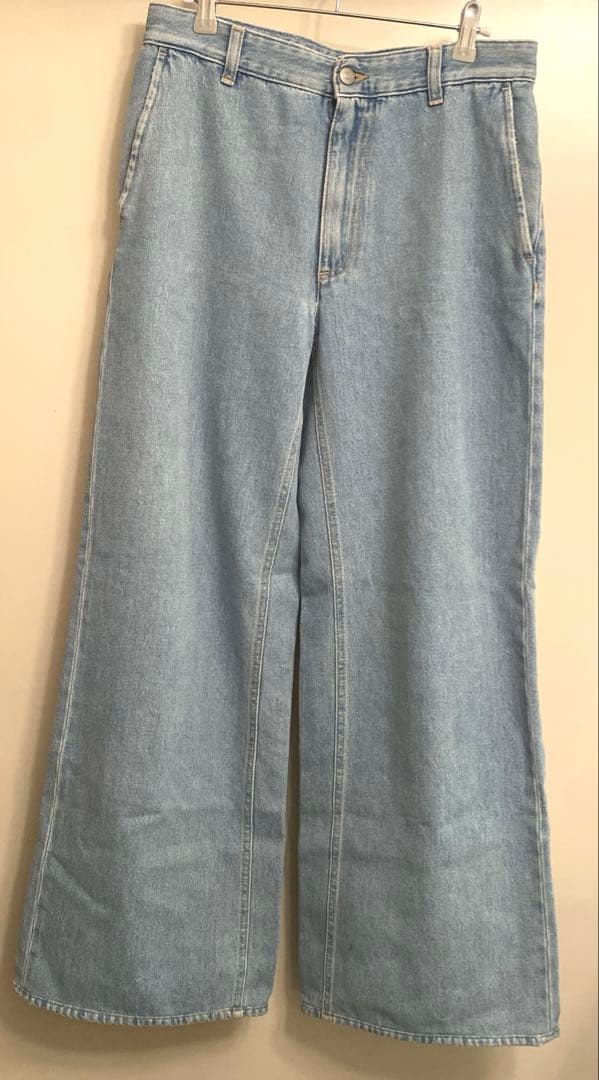MM6 MAISON MARGIELA ブルーオーバーサイズジーンズ
