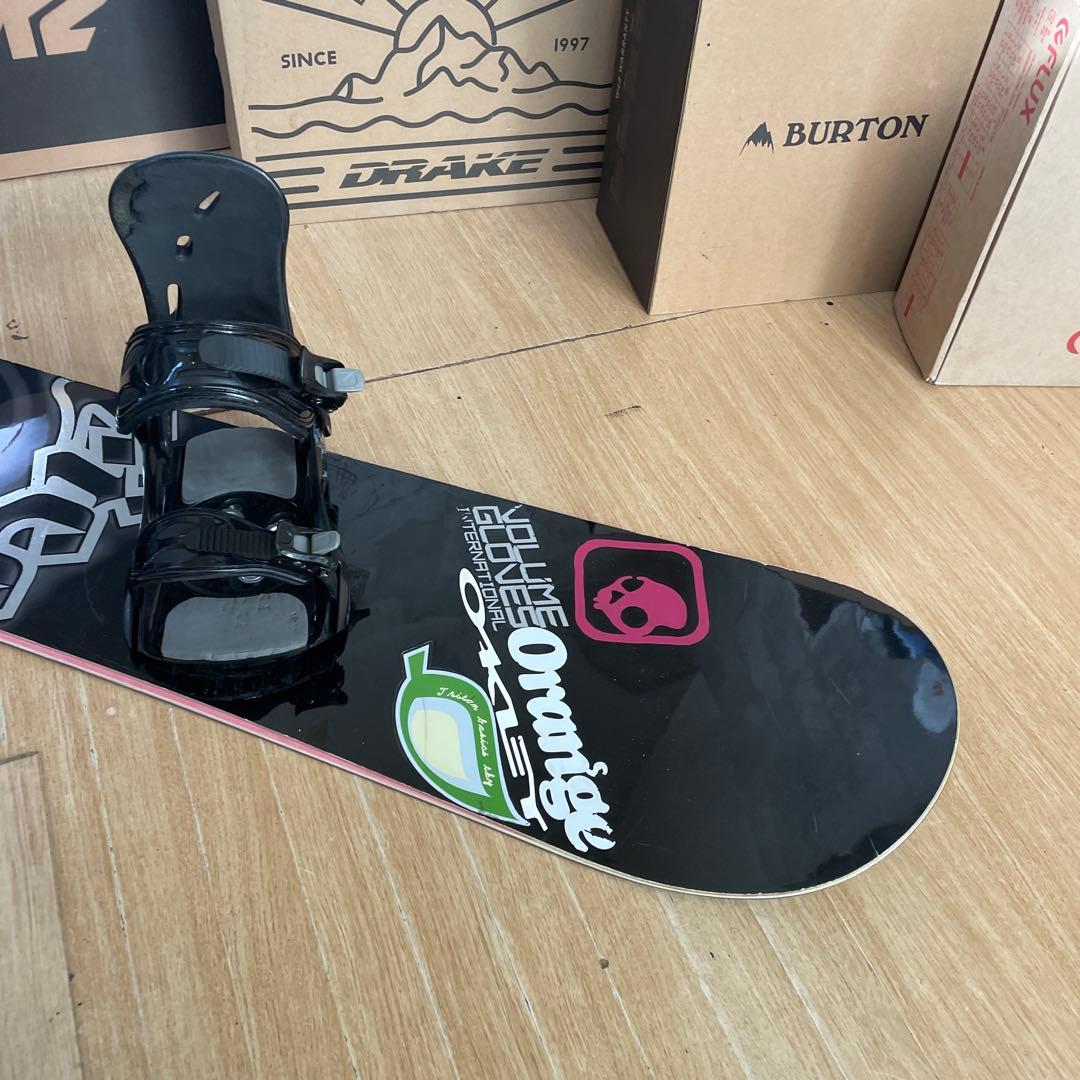 RICE28　良質国産スノーボードセット　OGASAKA製　MORROWバイン付