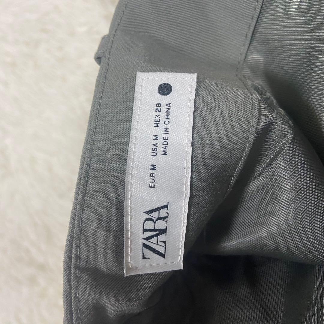 ザラ　3ピースセットアップ　スーツ　グリーン　サイズM X L