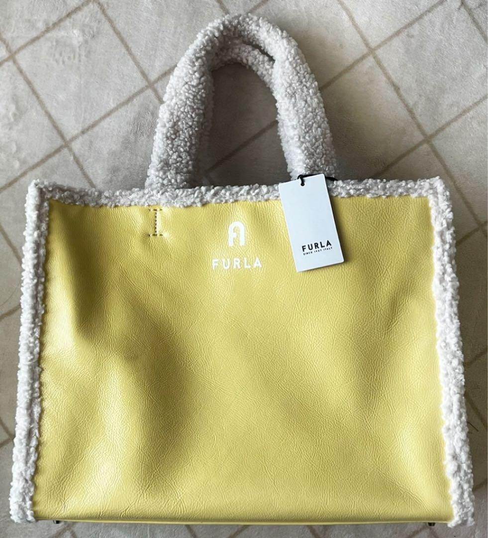 【新品未使用】フルラ　FURLA 　A4 トートバッグ　オポチュニティ　ボア