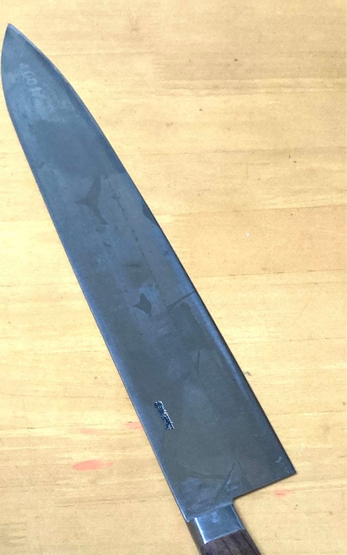 プロ用　播州武介作　黒合板ツバ付　全鋼牛刀　36cm ⭐️新品未使用⭐️