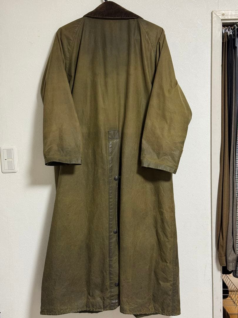 80s Barbour Burghrey オイルドジャケット　42