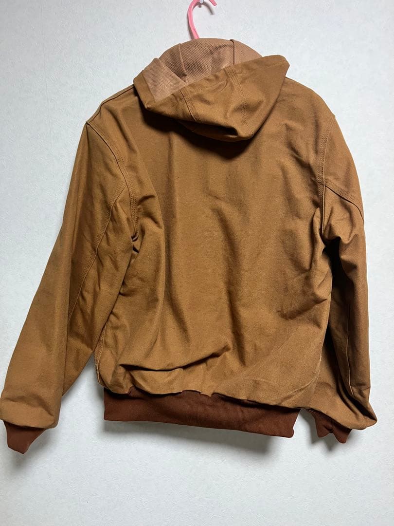 Carhartt カーハート ジップアップパーカー USA製 Sサイズ ブラウン