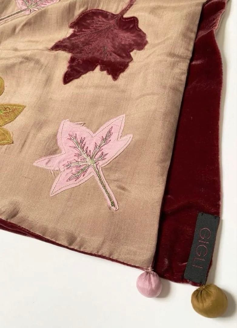 ロメオ ジリ GIRI シルク×ベロア ショール