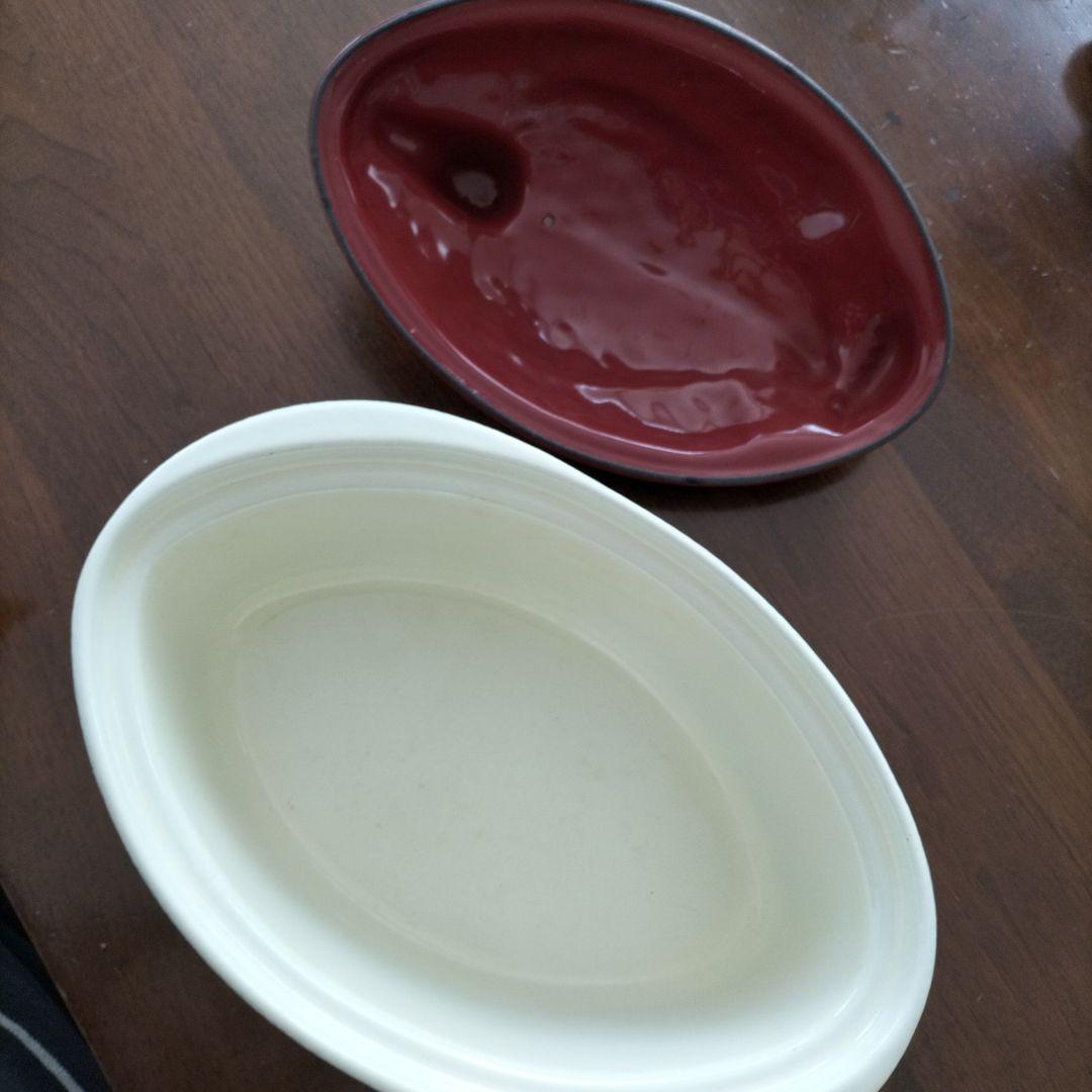 Chasseur　シャスール　赤いアヒル型鋳鉄テリーヌ型鍋